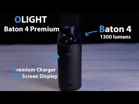 ライト・ランタン OLIGHT Baton4 Olight Baton 4 Rechargeable EDC Flashlight | 1300 Lumens
