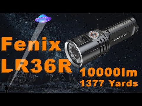 Fenix LR36R 10,000 Lumen LED and LEP Rechargeable Flashlight