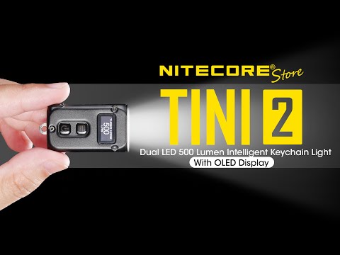 Nitecore TINI 2 500 Lumen Rechargeable Keychain Flashlight