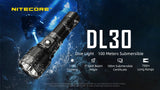 Nitecore DL30 1100 Lumen Rechargeable Dive Light