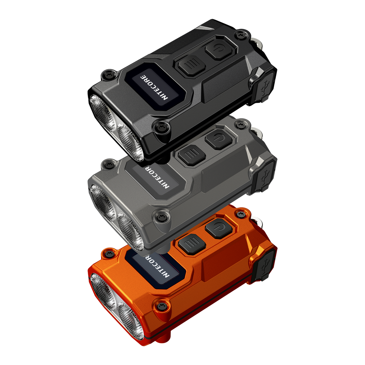 Nitecore TINI 3 600 Lumen Multi-Color Rechargeable Keychain Flashlight