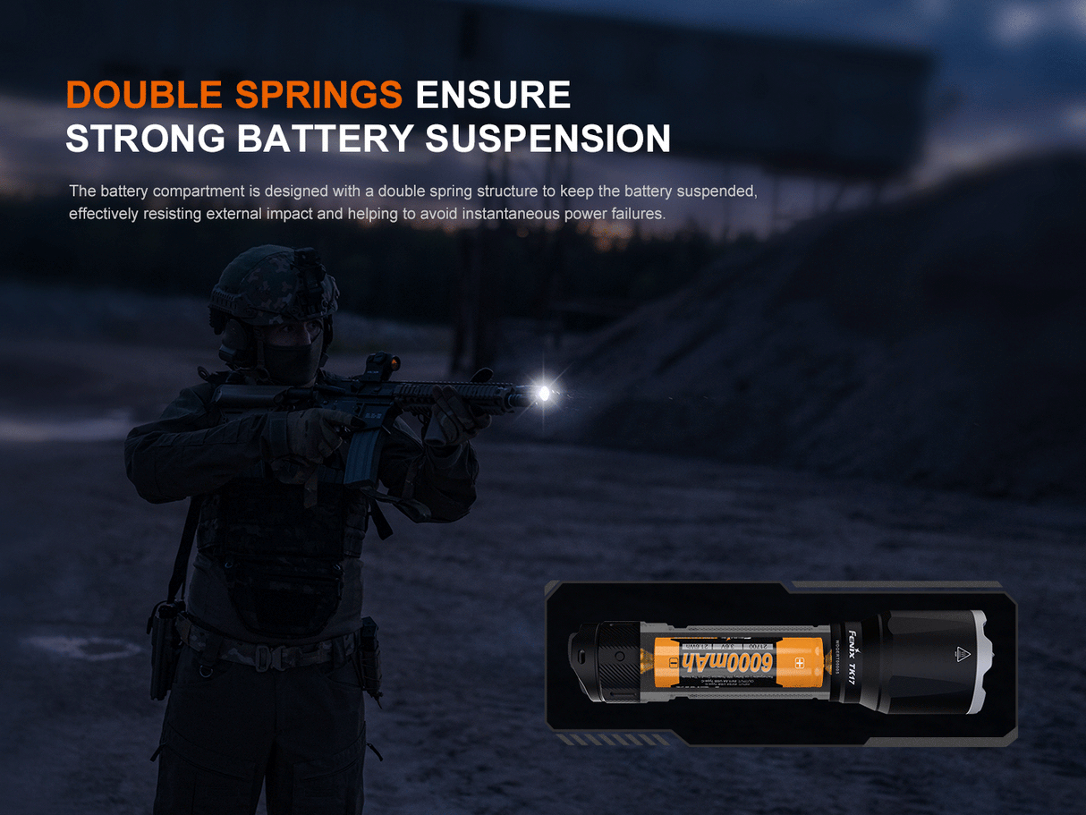 Fenix TK17 3600 Lumen Rechargeable Tactical Flashlight