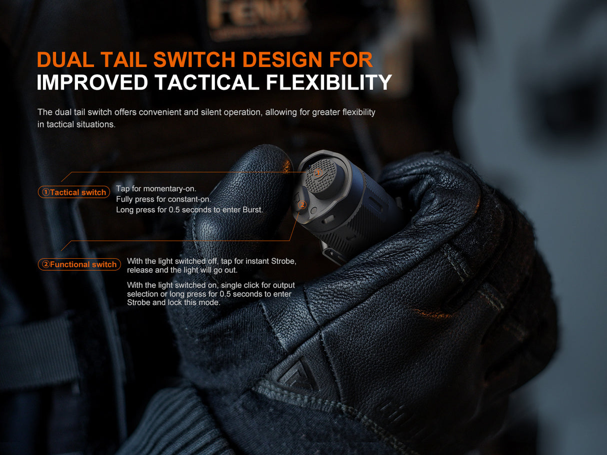 Fenix TK17 3600 Lumen Rechargeable Tactical Flashlight