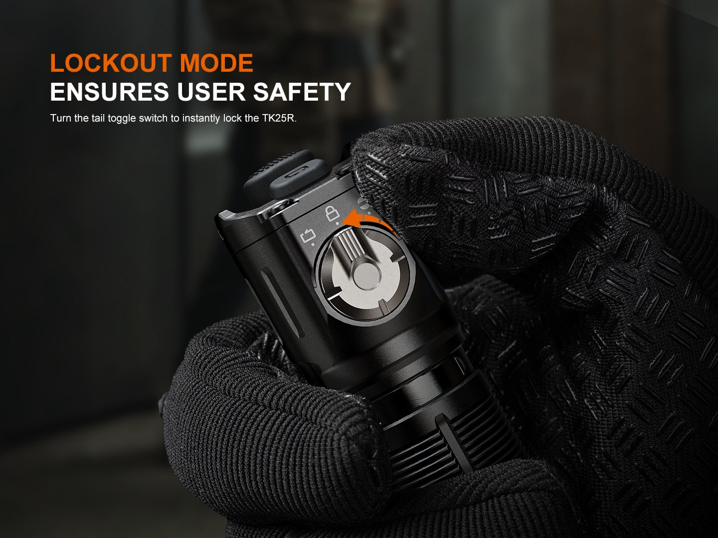 Fenix TK25R 3600 Lumen USB-C Rechargeable Tactical Flashlight with