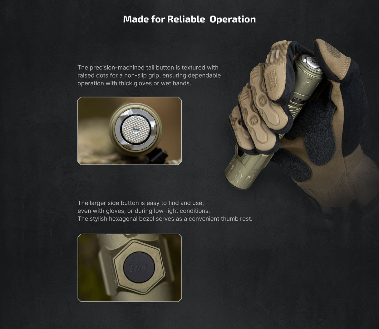 Olight Warrior Ultra 2500 Lumen Rechargeable Tactical Flashlight