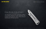 NITECORE NTK10 Titanium Utility Knife