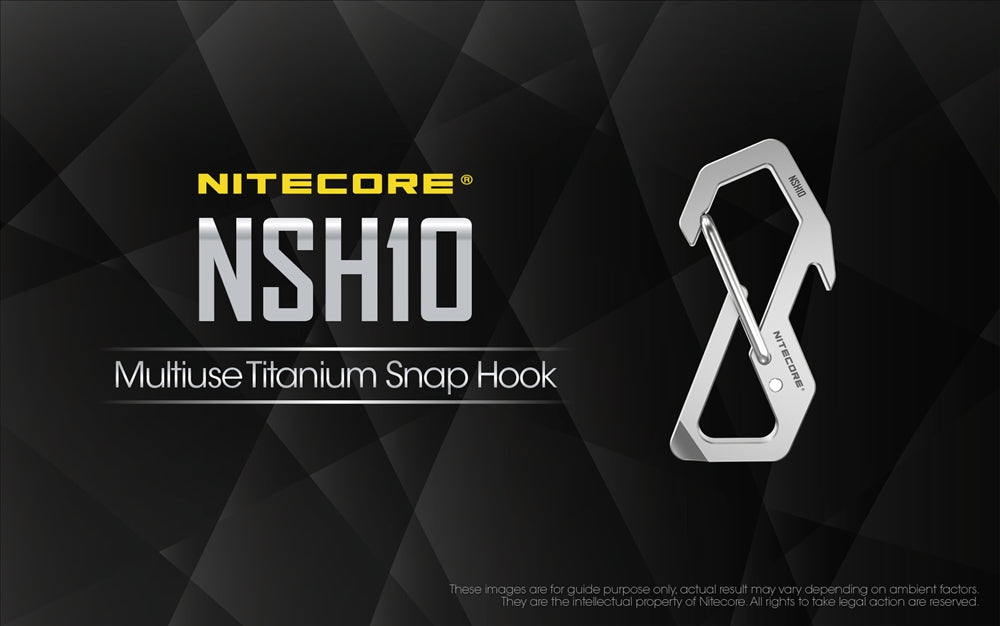 NITECORE NSH10 Titanium Carabiner Multi-Tool