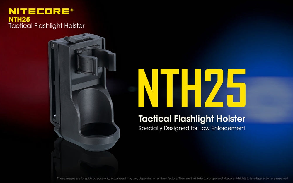 NITECORE NTH25 Rotary Flashlight Holster with Adjustable Belt Clip