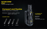 NITECORE NTH25 Rotary Flashlight Holster with Adjustable Belt Clip