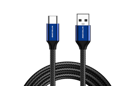 NITECORE UAC20 3.3ft USB Type C 3A Fast Charging Cable