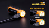 FENIX ARB-L18-2600U Protected Button-Top USB Rechargeable 18650 Battery