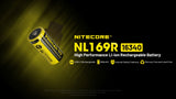 Nitecore NL169R 950mAh USB-C Rechargeable 16340 Battery