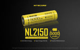 NITECORE NL2150 21700 5000mAh Rechargeable Li-ion Battery