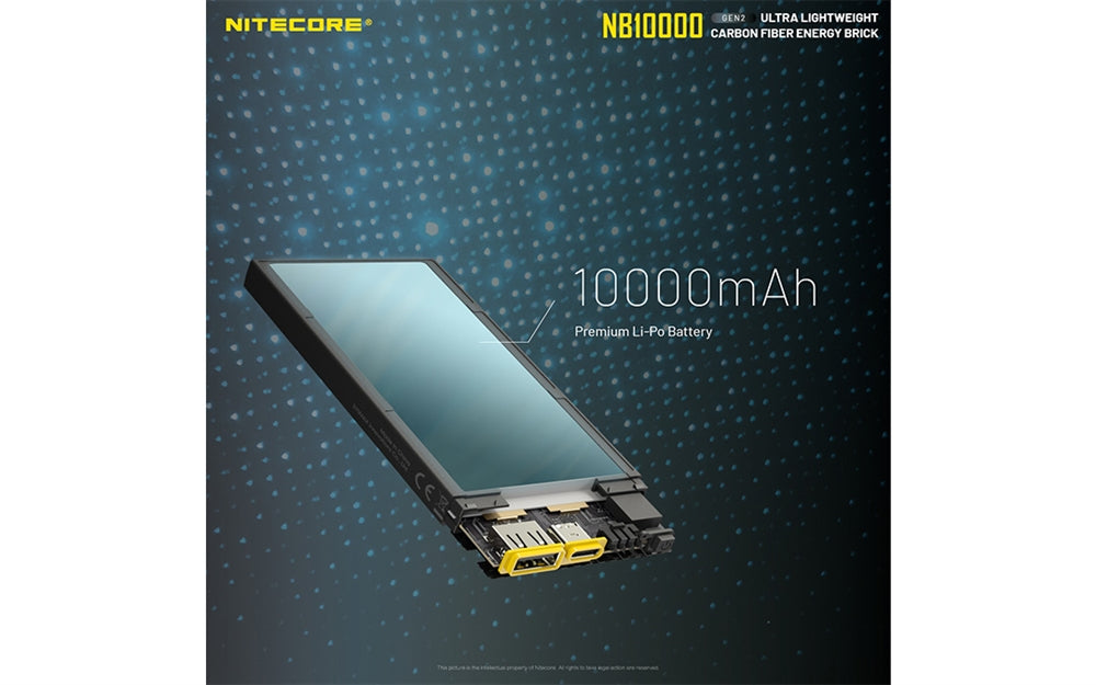 NITECORE NB10000 Gen 2 QC USB/USB-C Dual Port 10000mAh Power Bank