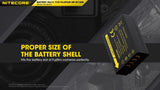 Nitecore NC-BP004 Camera Battery Compatible Fujifilm NP-W126S