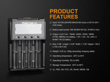 Fenix ARE-A4 4-Slot Li-ion Smart Battery Charger