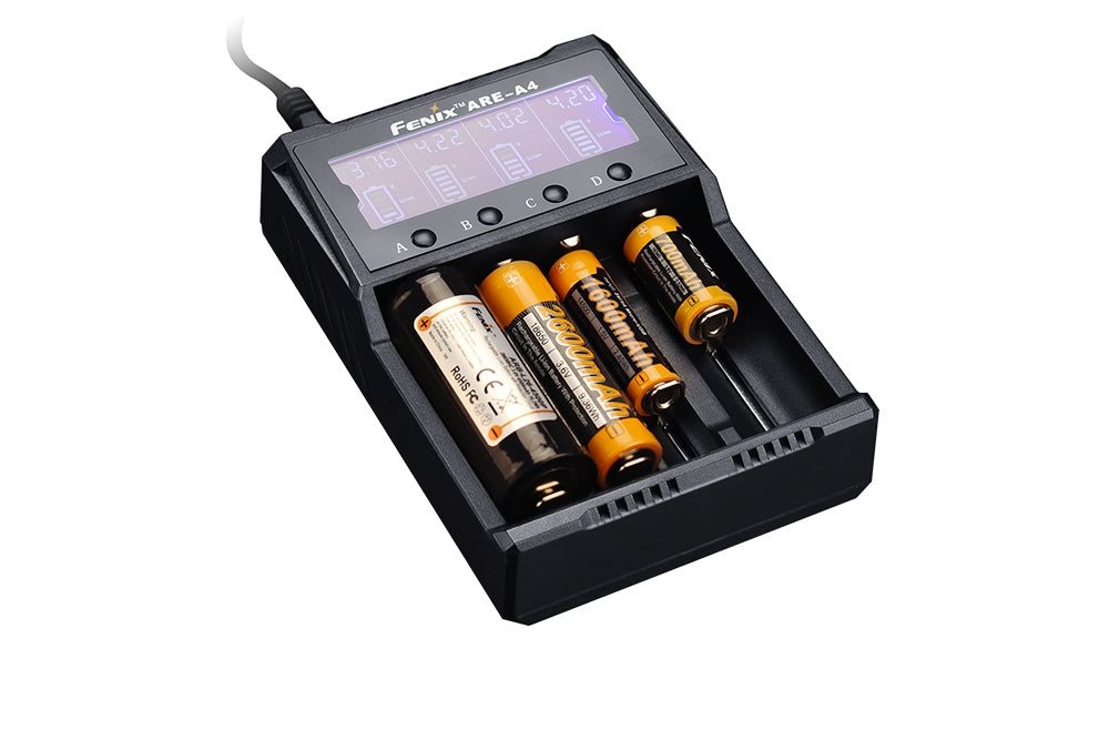 Fenix ARE-A4 4-Slot Li-ion Smart Battery Charger