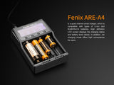 Fenix ARE-A4 4-Slot Li-ion Smart Battery Charger