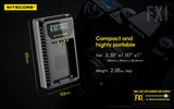 NITECORE FX1 Digital USB Travel Battery Charger for Fujifilm NP-W126 and NP-W126S Batteries