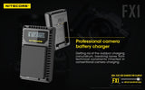 NITECORE FX1 Digital USB Travel Battery Charger for Fujifilm NP-W126 and NP-W126S Batteries