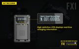 NITECORE FX1 Digital USB Travel Battery Charger for Fujifilm NP-W126 and NP-W126S Batteries