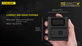 Nitecore FX3 2-Slot USB-C Battery Charger for Fujifilm X-T4