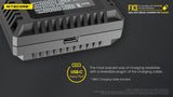 Nitecore FX3 2-Slot USB-C Battery Charger for Fujifilm X-T4