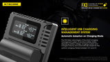 Nitecore FX3 2-Slot USB-C Battery Charger for Fujifilm X-T4