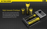 NiteCore Intellicharge i2 2 Channel Charger - Supports 18650, RCR123A 14500 and many types