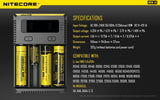 NiteCore NEW i4 Intellicharger Universal Charger for 18650 RCR123A 17650 17670 14500 AA AAA and more