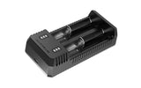 NITECORE UI2 Dual-Slot Intelligent Portable USB Li-ion Battery Charger for 18650, 18350, 20700, 21700 Batteries