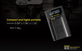 Nitecore ULSL Digital USB Travel Battery Charger for Leica BP-SCL4 Camera Batteries