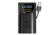 Nitecore ULSL Travel Battery Charger for Leica SL Series Camera Batteries