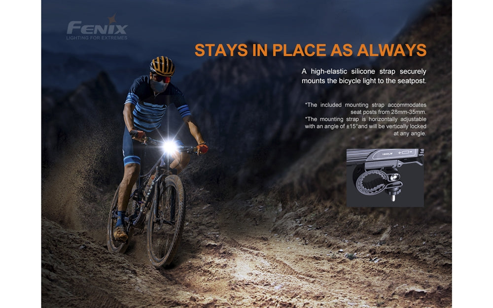 Fenix BC26R 1600 Lumen Rechargeable Bike Light