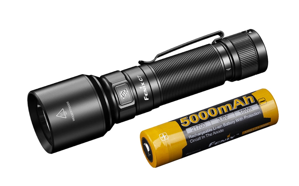 Fenix C7 3000 Lumens Magnetic Base, USB Rechargeable Flashlight with  Edisonbright Battery Carrying case - Amazon.com
