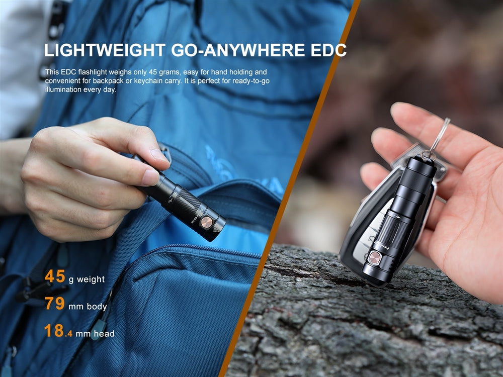 Fenix E09R Rechargeable Keychain Light – Longhorn Tactical