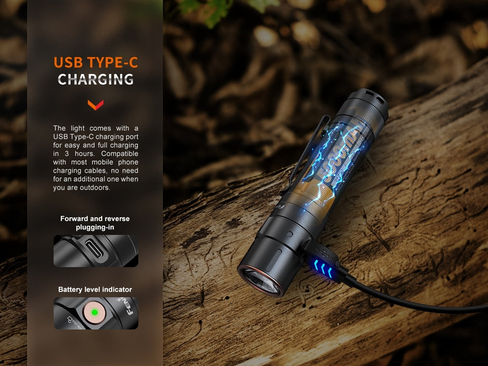 Fenix E35R 3100 Lumen USB-C Rechargeable EDC Flashlight