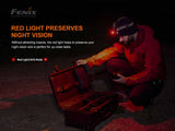 Fenix HM60R 1200 Lumen Rechargeable Headlamp with Red Light