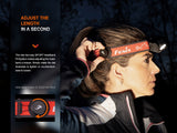 Fenix HM65R-T V2.0 1600 Lumen Rechargeable Trail Running Headlamp