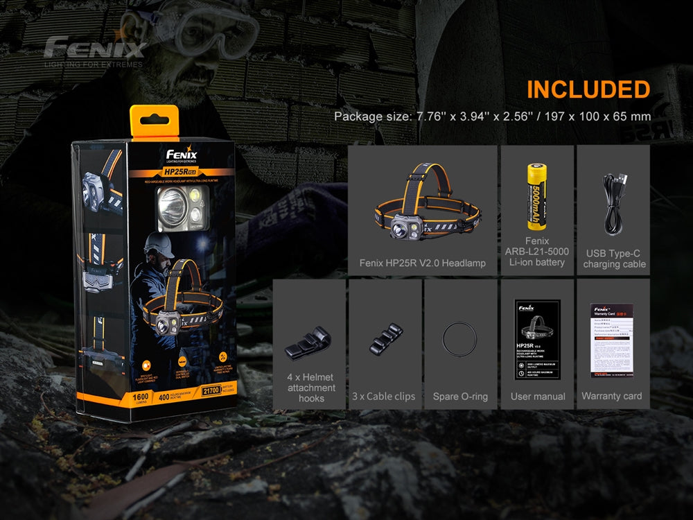 Fenix HP25R V2.0 Headlamp – Longhorn Tactical