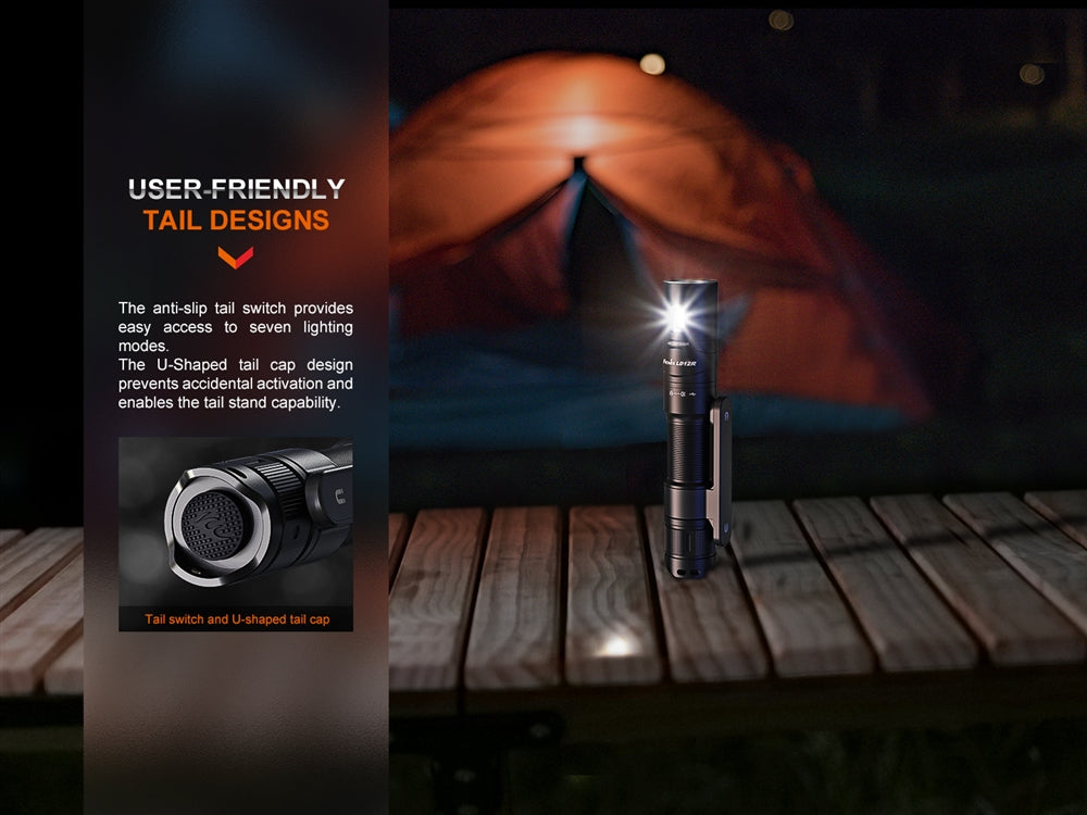 Fenix LD12R Dual Light 600 lumen Rechargeable EDC Flashlight