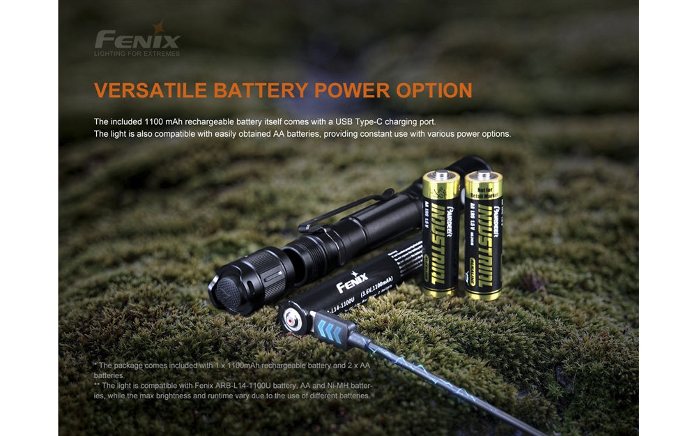 Fenix LD22 v2.0 800 Lumen Rechargeable EDC Flashlight