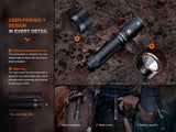 Fenix LD30R 1700 Lumen Everyday Carry Rechargeable Flashlight