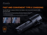 Fenix LR35R 10000 Lumen Long Throw Rechargeable LED Flashlight