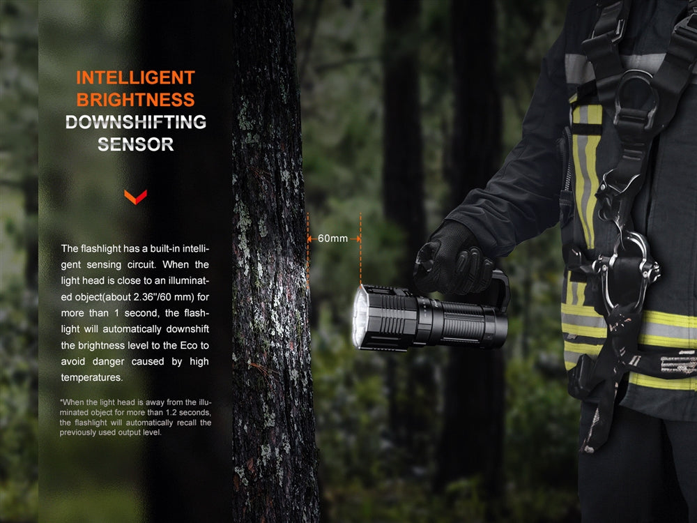 Fenix LR60R 21,000 Lumen Super Bright Long-Range Rechargeable Flashlight