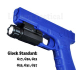 350 Lumen Quick Release Pistol Mount Flashlight with Strobe