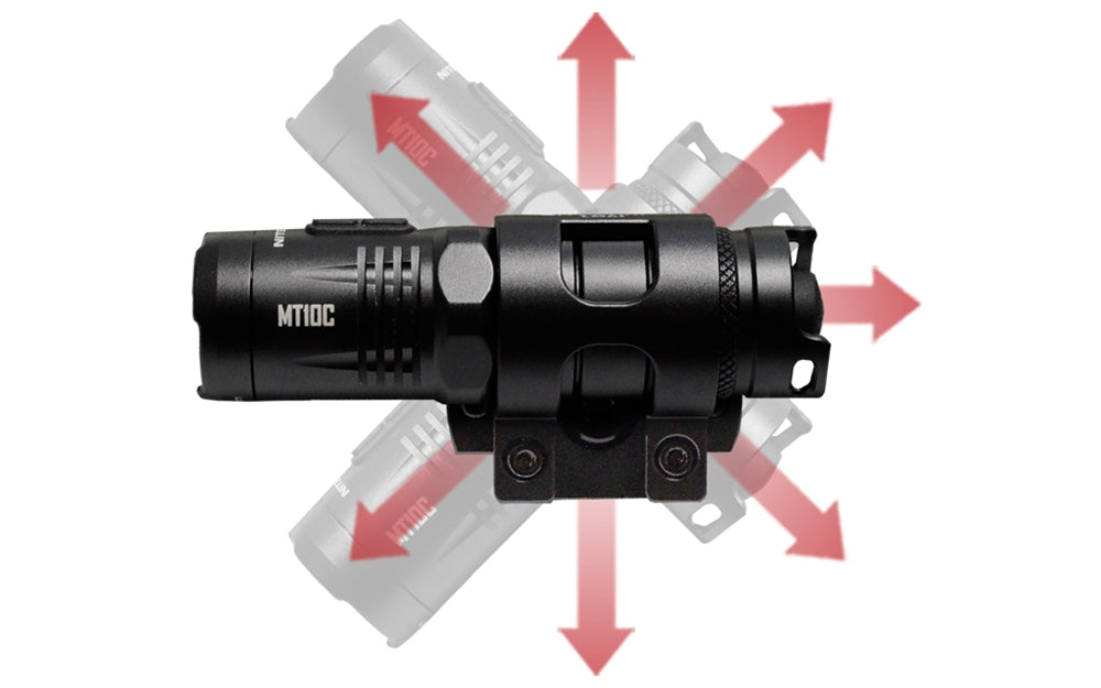 Best hands-free work light: Nitecore MT10C Rotary Helmet Mount Kit (920 lumens)