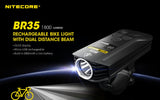 NITECORE BR35 1800 Lumen USB-C Rechargeable Dual Distance Beam Bike Light