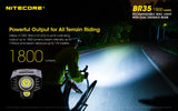 NITECORE BR35 1800 Lumen USB-C Rechargeable Dual Distance Beam Bike Light