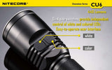 Nitecore CU6 High Power 3W 365nm Ultraviolet  UV UV-A Inspection LED Flashlight- 440 lumen